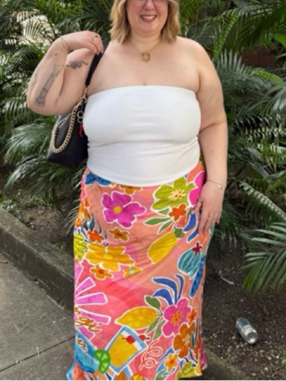 Spell Pink Floral Lemon Maxi Skirt - Picture 6 of 13
